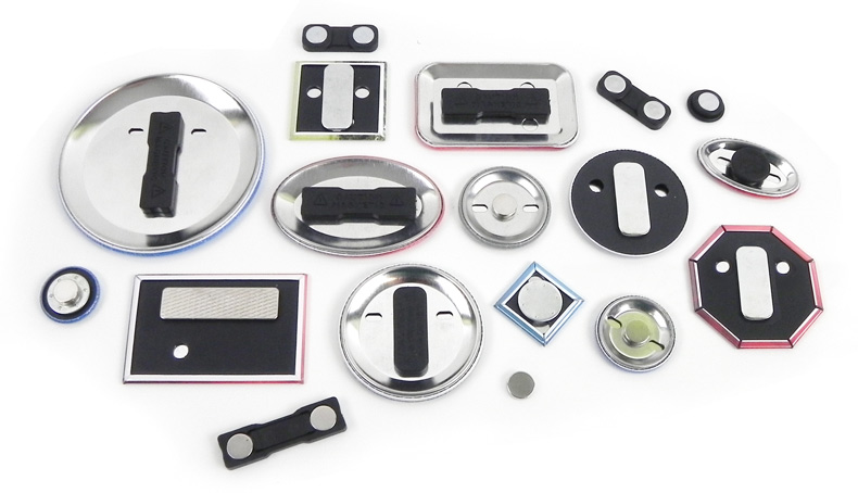 magnets, magnet badges, clothing magnets, fasteners