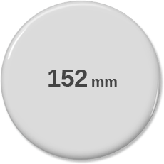 round badge 152mm