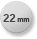round badge 22mm