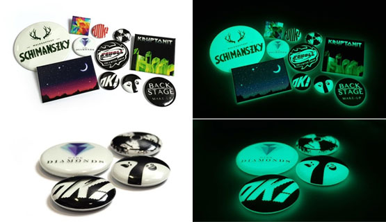 fluorescent badges