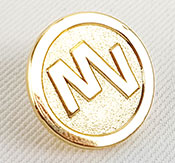 Sandblasted Pin Example