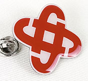 Screen Printed Pin Example